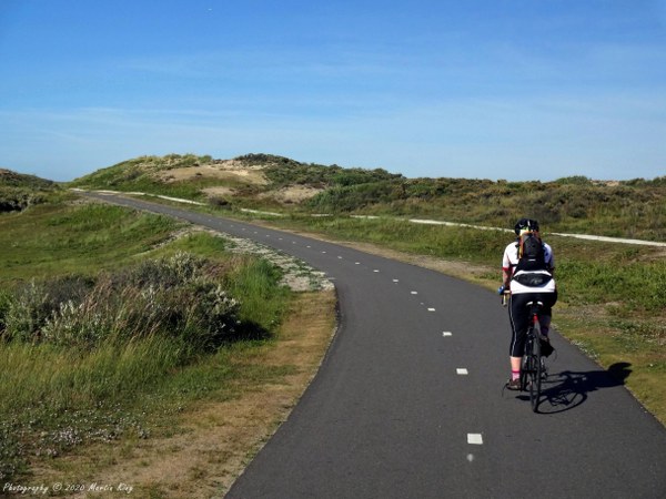 Riding through the coastal dunes to Nordvijk