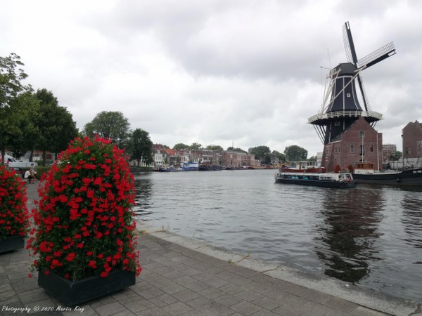 On the banks of the Spaarne River in Haarlem