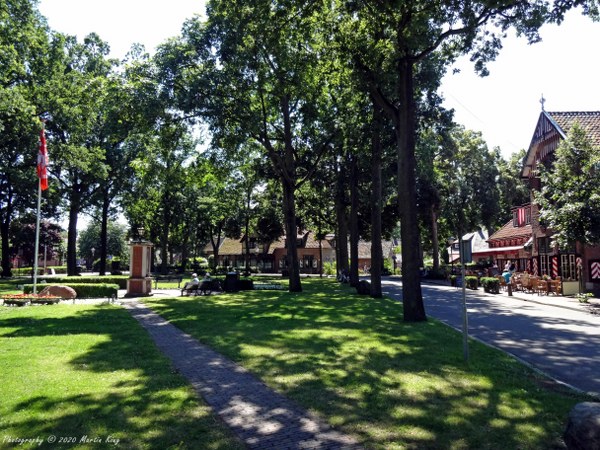 The village green and pub in Haarzuilens