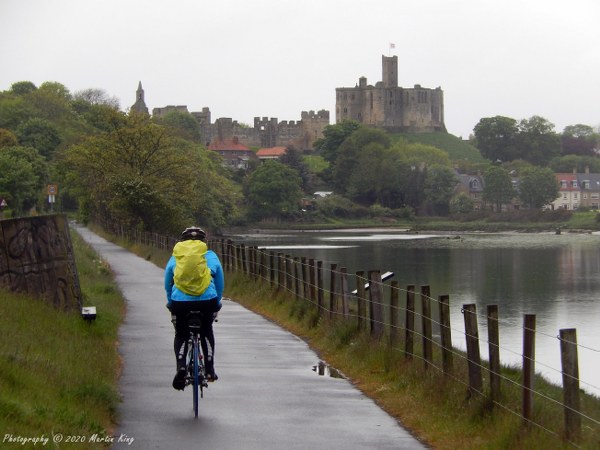 Heading for Warkworth Castle
