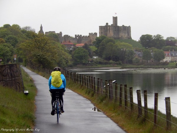 Heading for Warkworth Castle