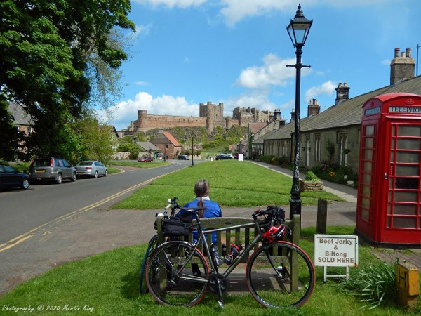 Lunch in Bamburgh with a castle view