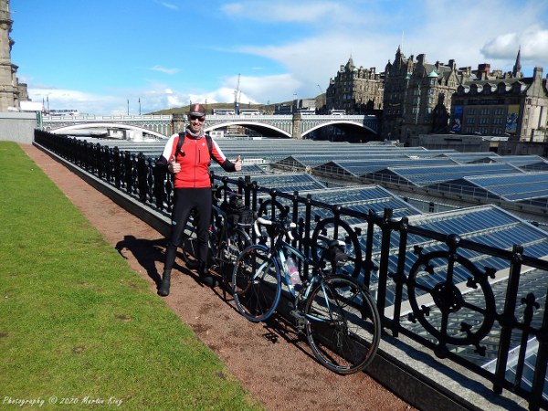 We've finished! At Edinburgh Waverley Station