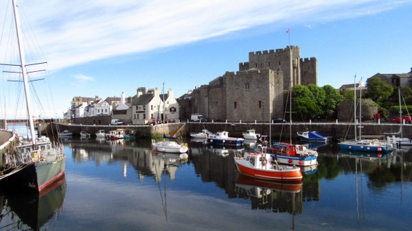 Castletown Harbour and castle