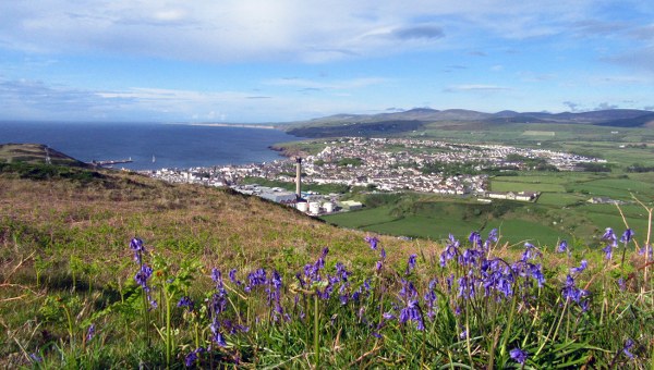 Peel from Corrins Hill