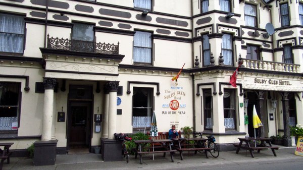 Refreshments at the Sulby Glen Hotel