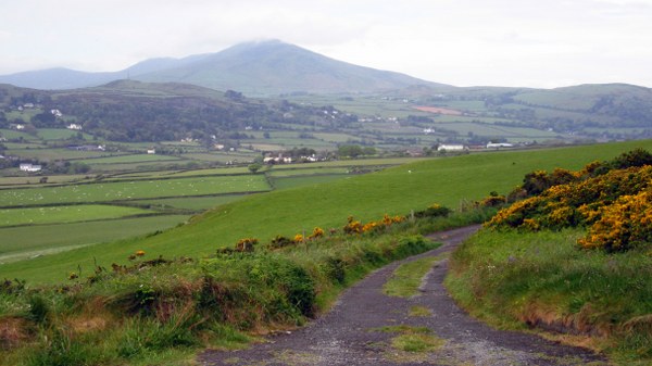The view inland from Maughold Head