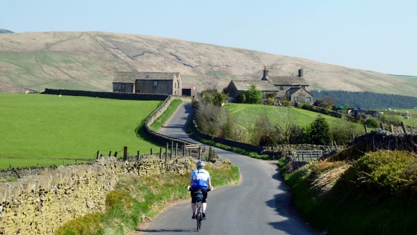 Helen heads deep into the Pennine country above Macclesfield