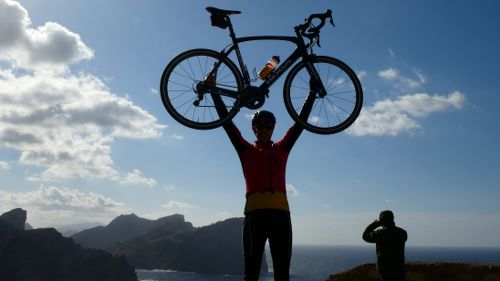 Celebrating on Formentor