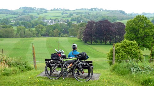 Enjoying the view, Wye Valley