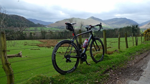 Riding into the delightful Newlands valley