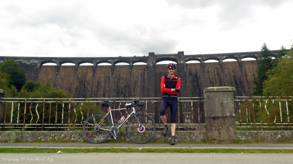 At the foot of the Claerwen Dam, Elan Valley