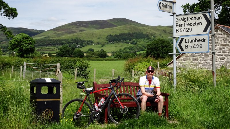Pitstop in the Vale of Clwyd on a June Gran Fondo