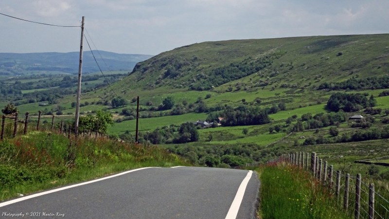 Climbing onto the Migneint Moors from the Conwy valley