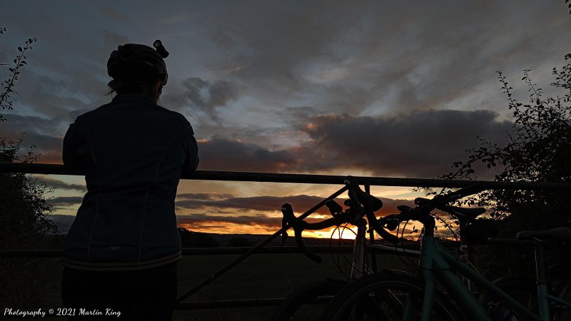 The sun sets on another year of riding