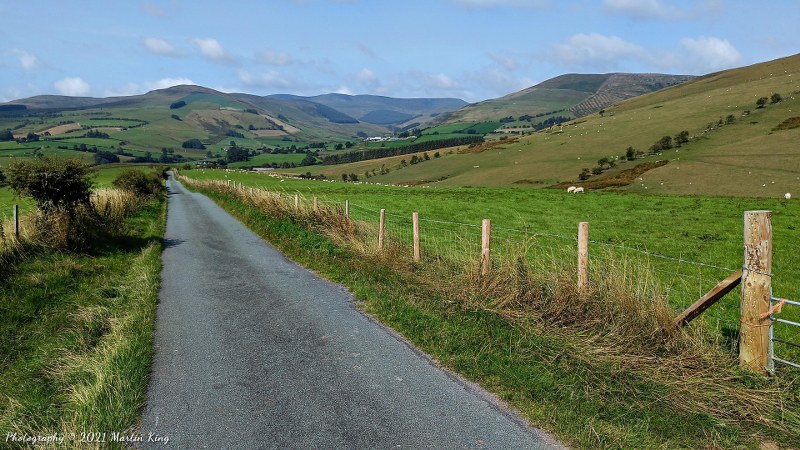 Spectacular scenery high in the Berwyns