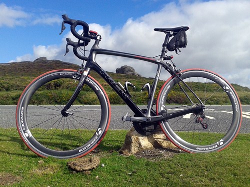 Bike shot on Haytor summit