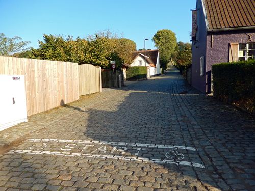 Testing times on the mighty Koppenberg cobbles