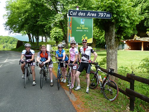 Atop the Col des Ares