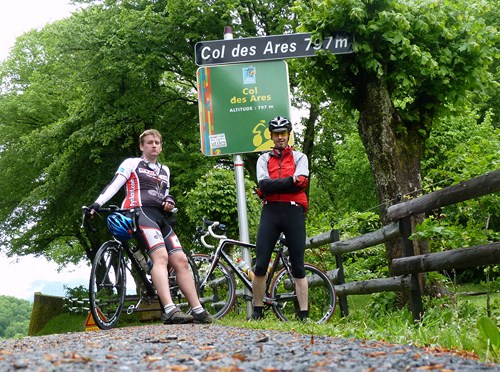 Paul & me on the Col des Ares
